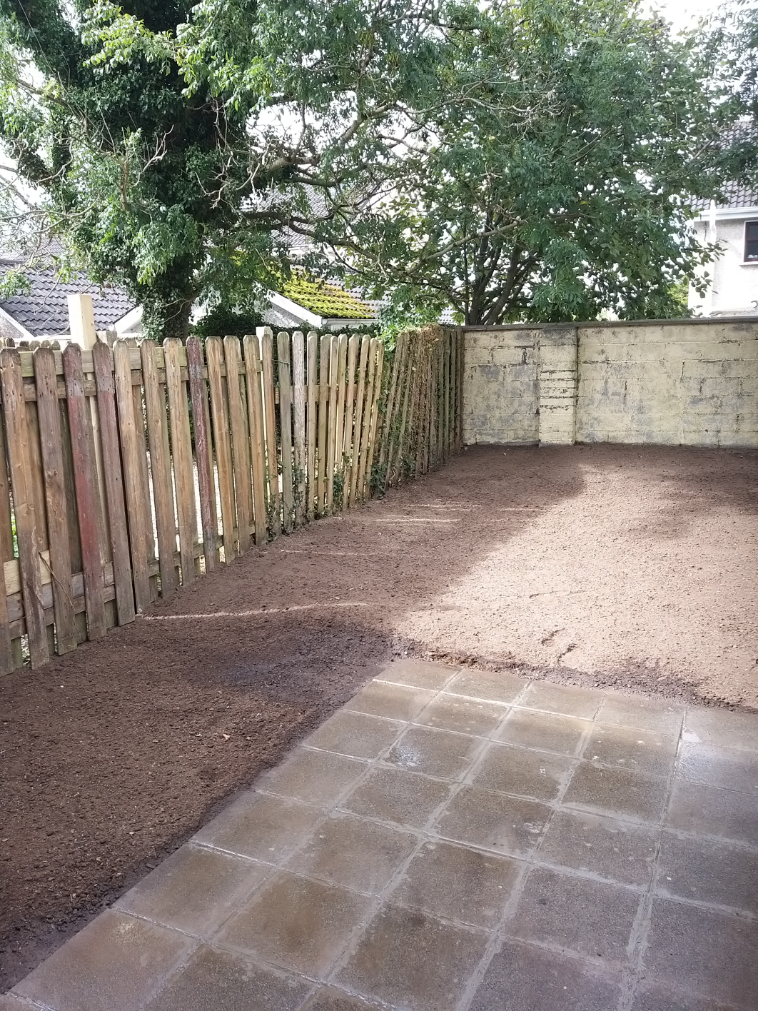 A Freshly Tilled Garden with Rich Soil Borders — Alpha and Omega Refurbishment in Tuam, Galway
