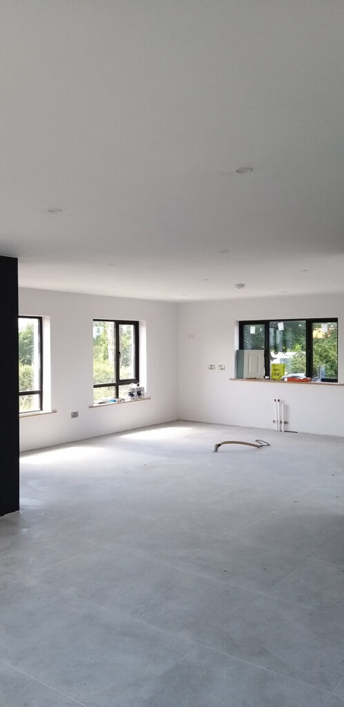 Wide View of A House During Maintenance — Alpha and Omega Refurbishment in Tuam, Galway