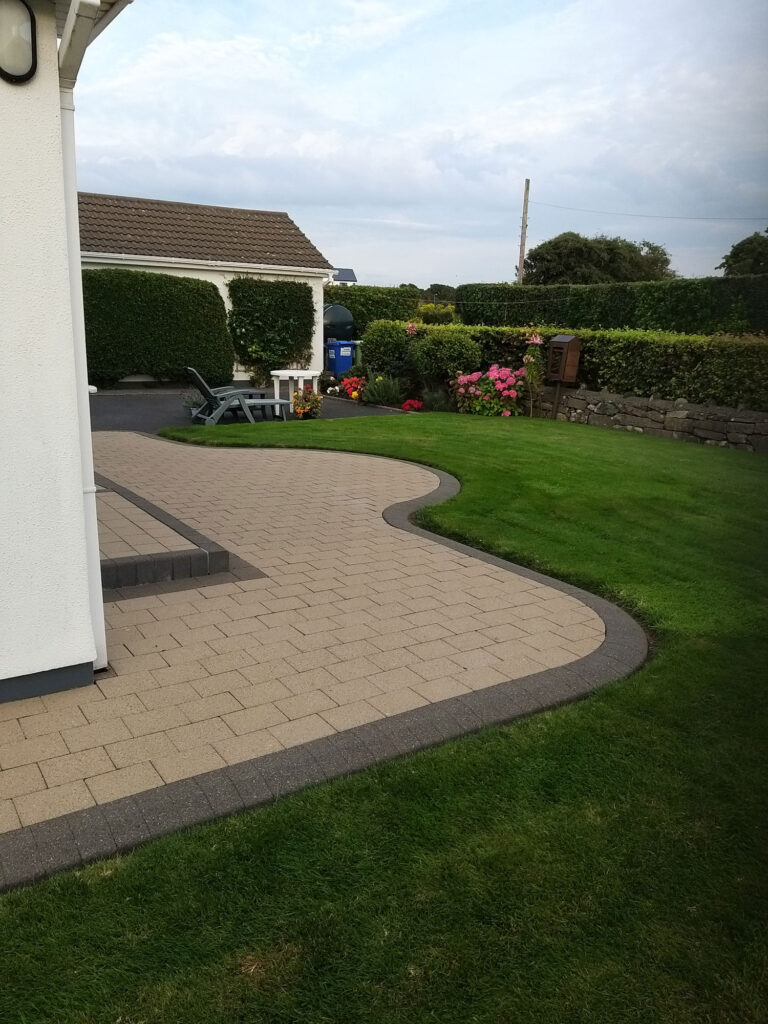 Beautiful Backyard with Green Grass — Alpha and Omega Refurbishment in Tuam, Galway