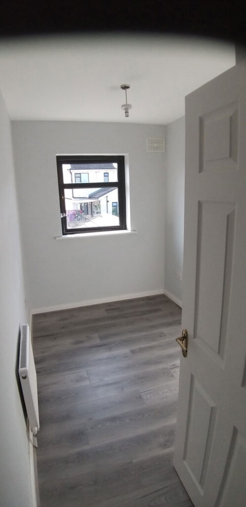 A Room Flooring After Being Serviced — Alpha and Omega Refurbishment in Tuam, Galway