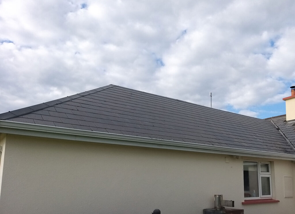 A Wider View of a Roof After Being Serviced — Alpha and Omega Refurbishment in Tuam, Galway