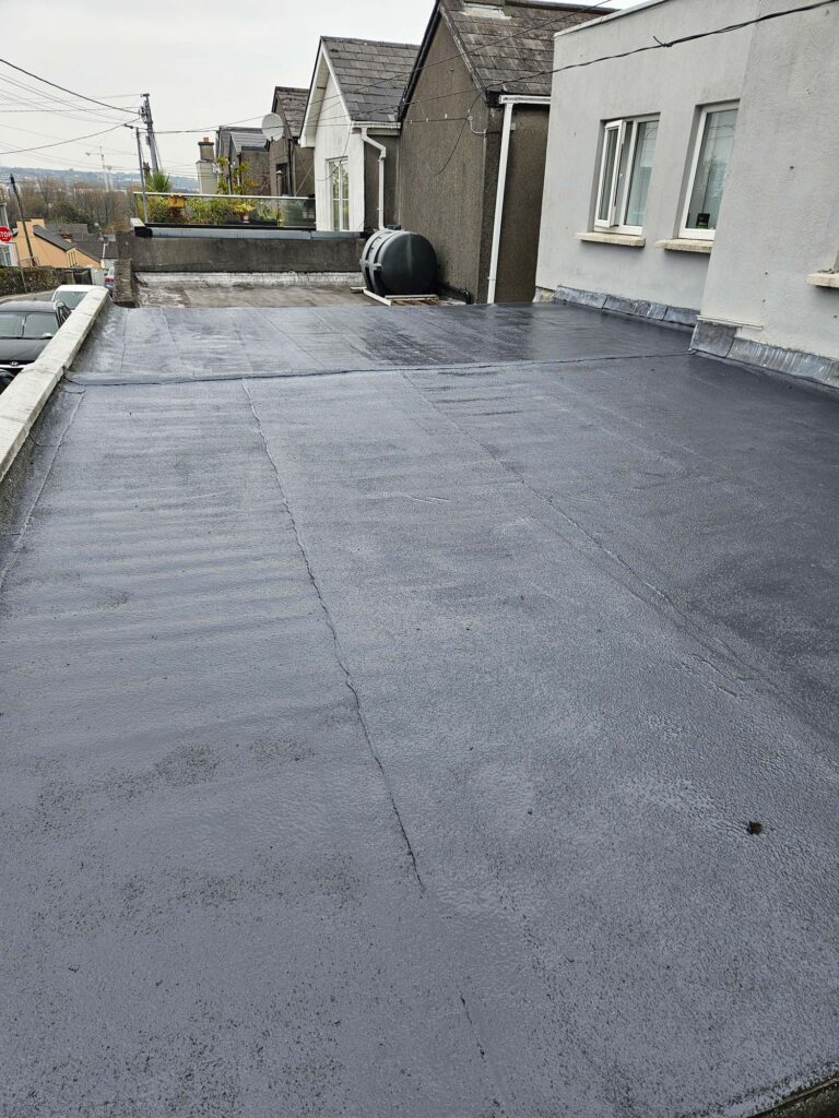 Flat Roof with Sealant — Alpha and Omega Refurbishment in Tuam, Galway
